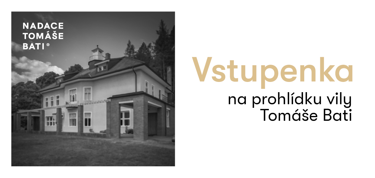 Vstupenka na prohlídku vily Tomáše Bati senior / student