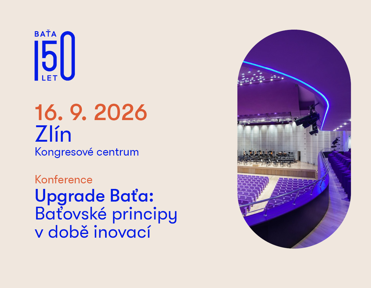 Konference | Upgrade Baťa | 16. 9. 2026